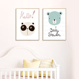 tableau dessin chat gris avec coeur