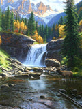 tableau grande cascade d’eau
