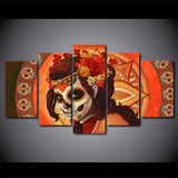 tableau femme dark mandalas