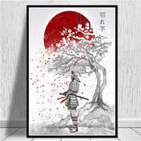 Japanese Zen ink painting art posters and canvas paintings 