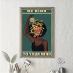 tableau femme africaine be kind