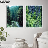 tableau route dans la jungle