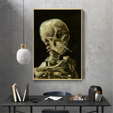 tableau skull Vincent Van Gogh