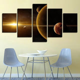 tableau espace point lumineux