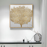 tableau arbre de vie en or