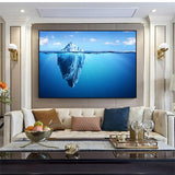 tableau montagne sur la mer