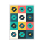 tableau pleins de vinyle coloré