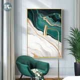 tableau peinture abstraite moderne plage