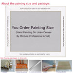 tableau peinture arbres pleins de couleurs