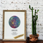 tableau affiche explicative de mercure