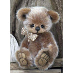 tableau petit ourson en peluche