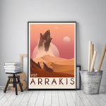 tableau affiche de arrakis
