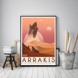 tableau affiche de arrakis