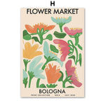 Tableau fleurs vintages bologne