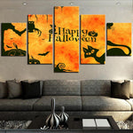 tableau haloween style dessin animé
