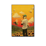tableau Tyler champ de tournesol