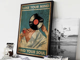 tableau vintage vinyle