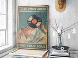 tableau vintage vinyle