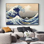 tableau peinture moderne vague