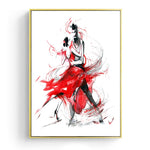 tableau dessin violon fond blanc