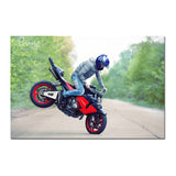 Motor Racing Wall Poster Mountain Motorcycle Posters Prints 