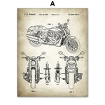 Affiche vintage moto