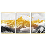 tableau colline en or