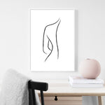 tableau deux visage abstrait