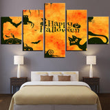 tableau haloween style dessin animé