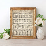 tableau vintage d’une partition