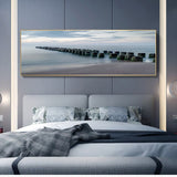 tableau photo rocher dans la mer