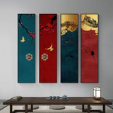 Japanese Wall Art Chinese Landscape Poster Print Abstract 