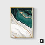 tableau peinture abstraite moderne plage