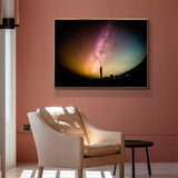 tableau grande nébuleuse bleu