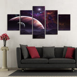 tableau photographie espace rose