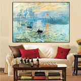 tableau peinture à l’huile de bateau