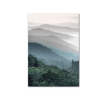 tableau montagne scandinave