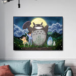 Tableaux ours Totoro Miyazaki