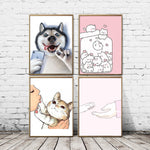 tableau husky et Iphone