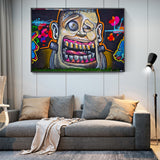 tableau tag homme abstrait