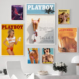 Affiche Playboy jaune