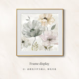 tableau ancienne bouquet de fleurs