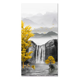 tableau cascade en or