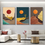 tableau scandinave abstrait