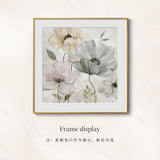 tableau ancienne bouquet de fleurs