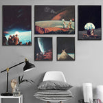 tableau grand pont dans l’espace