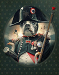 poster chien 1 pièce Commandant pirate