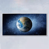 tableau photo de la terre dans l’espace