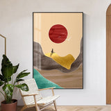 tableau scandinave abstrait