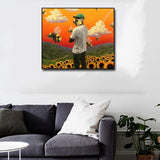 tableau Tyler fond orange